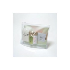 요지야 공식 suha 퍼스트 키트 KM 여행용 샘플용 미용액 스킨 로션 각질케어 무향료 여행 세트, 1개