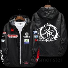 YAMAHA 야마하 오토바이 바이크 라이딩 바람막이 자켓 겨울기모추가 5컬러, 블랙