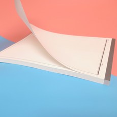 그리드 모눈 방안 노트 떡메모지 A4, 100매, 그레이 100매, 그레이