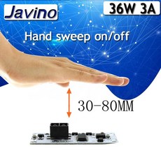 단거리 스캔 센서 스위프 핸드 스위치 모듈 자동 스마트 홈 호환 XK-GK-4010A 36W 3A 정전압, 한개옵션0, 1개