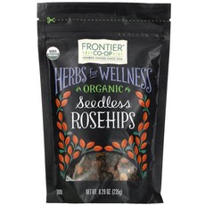 Frontier Co-Op Organic Seedless Rosehips 8.29 oz (235 g) 1팩, 235g