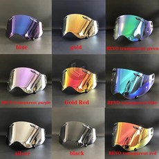 바이크안경 방풍 MTB 고글 ARAI TOURCROSS3 TX3 XD4 랠리용 헬멧 쉴드 오프로드 바이저 자외선 차단 선쉴드, 14.Rainbow Blue