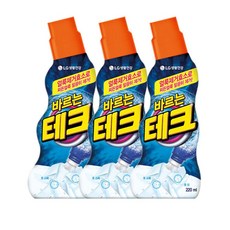 LG생건 바르는 테크 얼룩제거제 220ml, 3개