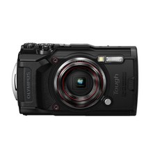  OM SYSTEM올림푸스 OLYMPUS 디지털 카메라 Tough TG-6 블랙 1200만 화소 CMOS F2.0 15m 방수 100kgf 내하중 GPS 내장 Wi-Fi TG-6BLK, 1개 