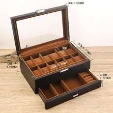 원목 빈티지 소품 정리대 클래식 향수 화장품 서랍 미니 보관함 수납장, D, 1개