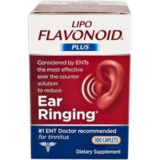 Lipo-Flavonoid Plus Dietary Supplement For Ear Health 100 ea Pack of 3