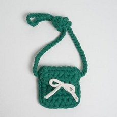 아트박스/미스티코티타 [DIY] 미스티코티타 댓츠미니크로스백 Thats Mini Cross bag mystikotita crochet 패브릭얀 털실 뜨개질 패키지, 오렌지