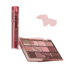 웨이크메이크 소프트 블러링 아이팔레트 12구 10g + 워터 블러링 픽싱 틴트 3.8g 2종 SET, 02 생기 블러링, 05 소프트브릭