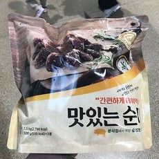 트레이더스 보승 간편하게 데워먹는 맛있는 순대 1.5kg 아이스박스무료, 아이스박스