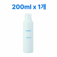 남자선물 쫀쫀밀착 풍성한 거품 피부 저자극 젤 투 폼 타입 알루미늄 용기 면도젤 면도젤크림 면도크림 면도크림 쉐이빙젤, 1개, 200ml