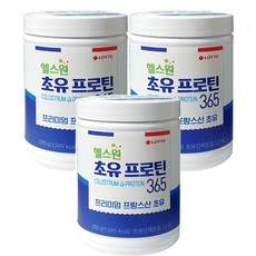 롯데헬스원 초유 프로틴 365, 280g, 3개