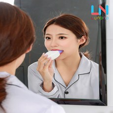 스마트칫솔 음파 전동 진동 자동 U형 미백 칫솔, 불루, 1개