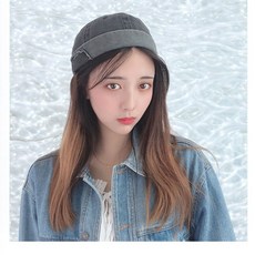 남여공용 순면 그레이 챙없는 레트로모자 비니모자 와치캡모자 여름비니 주방챙없는모자