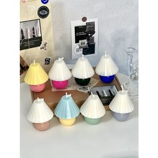 램프캔들 천연소이 빈티지 도담 dodam 인테리어소품 도담양초 필라 집들이 초 모던, 초록색, 하와이안피치