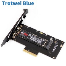 PCIE M2 라이저 카드 2230-2280 M-KEY SSD 어댑터용 번개 속도 경험 Nvme 어댑터, 1개