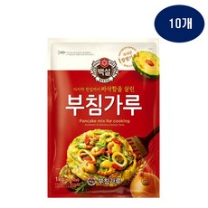 SH마켓 CJ 백설 부침가루 1kg, 10개