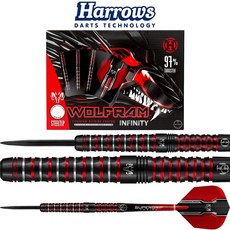Darts Harrows Wolfram Infinity Tungsten Steel Tip 해로우 월프람 인피니티 텅스텐 스틸 팁 다트, 1