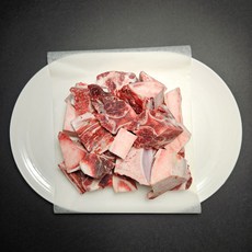 [고기선생] 한우 모듬뼈 한우 잡뼈 2kg 1+등급 이상 곰탕용 설렁탕용 육수용, 1개