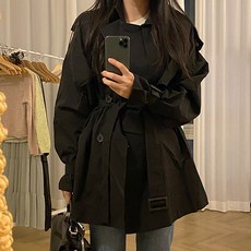 심플리 베스트 숏 트렌치 코트