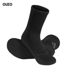 OUZO 3mm 네오프렌 다이빙 양말 삭스 프리다이빙 스킨스쿠버 스노쿨링