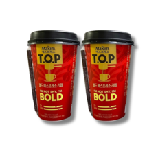 맥심 TOP 티오피 볼드 에스프레소 라떼 컵커피 300ml 20개