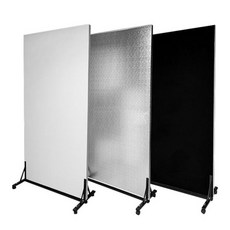 사진조명반사판 대형 화이트 반사 스크린 방송 폼보드, 250x120x5cm(4장)25k 검정색 흰색, 1개