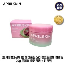 [본사정품] 에이프릴스킨 I 핑크알로에 I 머랭솝 트러블 클렌징 폼&진정팩, 1개, 120g