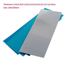 알루미늄시트지 싱크대시트지 100x100mm 1060 순수 알루미늄 시트 얇은 호일 스트립 스킨 프로세싱 사용자 정의 두께 003mm2mm, [01] 0.03x100x100mm 2pcs