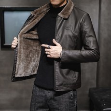 남자양가죽자켓