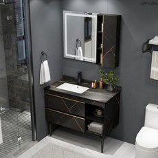 DIPYLON 고급 럭셔리 세면대 하부장 세트 5종, A