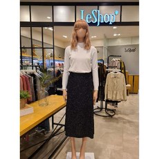 [현대백화점][르샵] (LK9SK650) 도트프린트 롱 스커트