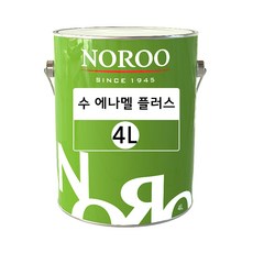 노루페인트 목재 철재용 유성페인트 수 에나멜 플러스 4L 유광 무광, 유광/베이지, 1개