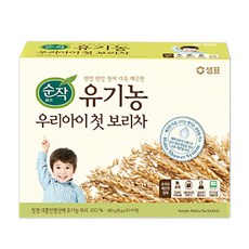 순작 유기농 우리아이 첫 보리차 160g, 1개