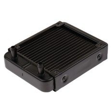 STK알루미늄 방열기 물 열교환 기 cpu 120mm 똑 바른 입을위한 18pipes, 단일상품