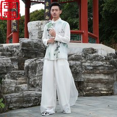 개량 중 국풍 남성 다복 드레스 고풍 한복 도포 청년 남장 당복 퍼포먼스복