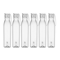 락앤락 데일리 밸런스 보틀, 화이트, 550ml, 6개