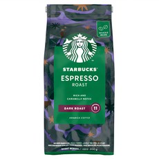 Nestle 雀巢 STARBUCKS星巴克濃縮深烘焙咖啡豆, 無研磨咖啡豆, 200g, 1包