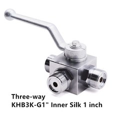 굴삭기 액세서리 용 유압 글로브 밸브 고압 볼 KHB/YZJQJ32N YJZQJ40N YJZQJ50N, [01] As picture 1pcs, 1개