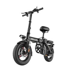 벨로 전기자전거 전동 접이식 PAS 스로틀 가성비 출퇴근 배달용, 경량형, 15Ah 60KM