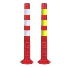 볼라드 플라스틱 충돌방지 주차 기둥 가드레일 차단 안전봉, 75cm 흰색  + 나사, 1개