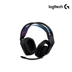 로지텍 무선 게이밍 헤드셋, 블랙, G535