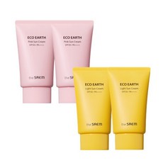 무배 더샘 에코 어스 핑크/라이트 선크림 50g+50g/총100g