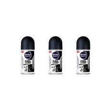 니베아 Nivea MEN 48h 맨 블랙앤화이트 데오드란트, 3개, 50ml