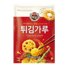 CJ제일제당 백설 치킨 튀김가루 1kg 38개