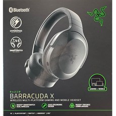 레이저코리아 바라쿠다 X 플러스 Barracuda X Plus 게이밍 헤드셋, RZ04-04430100-R3M1, 블랙