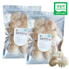 햇살들 국내산 무농약 흰목이버섯 못난이 통건조, 2개
