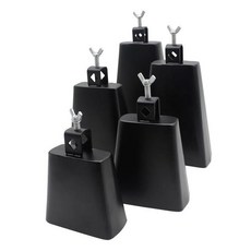 Mounchain-4/5/6/7/8 인치 메탈 강철 소 모양 카우벨 맞춤형 젖소 벨 타악기 드럼용, 03 5 inch, 1개