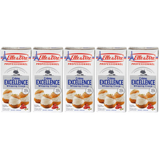 엘르앤비르 엑셀런스 휘핑크림 1000ml 무가당 동물성 생크림 (아이스박스 포장상품) 5개, 1L