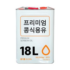 대두유 18L 콩기름 100% 업소용 식용유 대용량, 1통