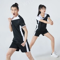 여자 배구팀 유니폼 남자 배구 클래식 프린팅 제작 남녀공용 민소매 티셔츠 팀 세트, L, 로얄 블루1